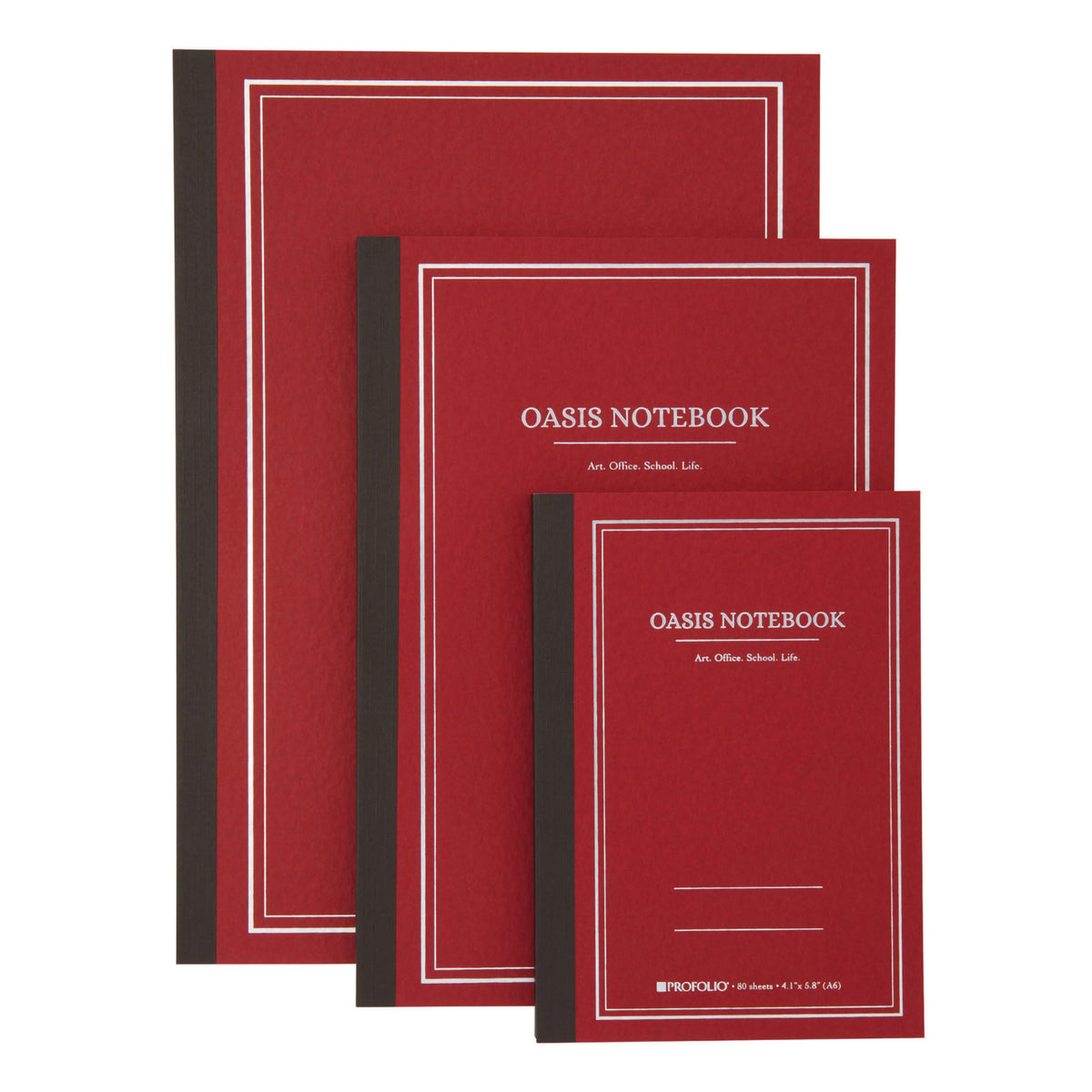 OASIS NOTEBOOK A6 SMALL BRICK