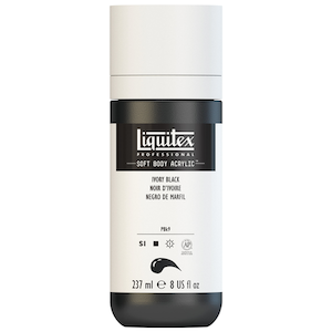 SOFT BODY 237ml JAR IVORY BLACK