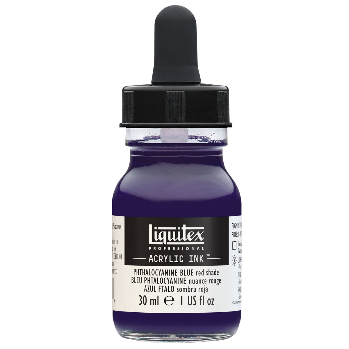 LIQUITEX INK 30ml PHTHALOCYANINE BLUE RED SHADE