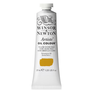 W&amp;N ARTISTS&#39; OIL COLOR YELLOW OCHRE PALE 37ml