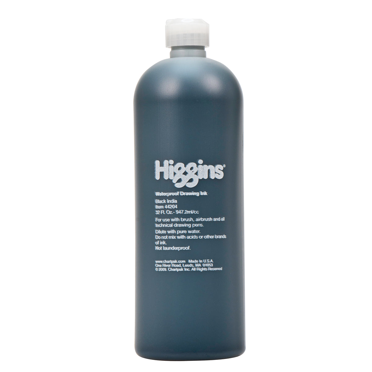 HIGGINS PIGMENTED INK 32oz BLACK INDIA