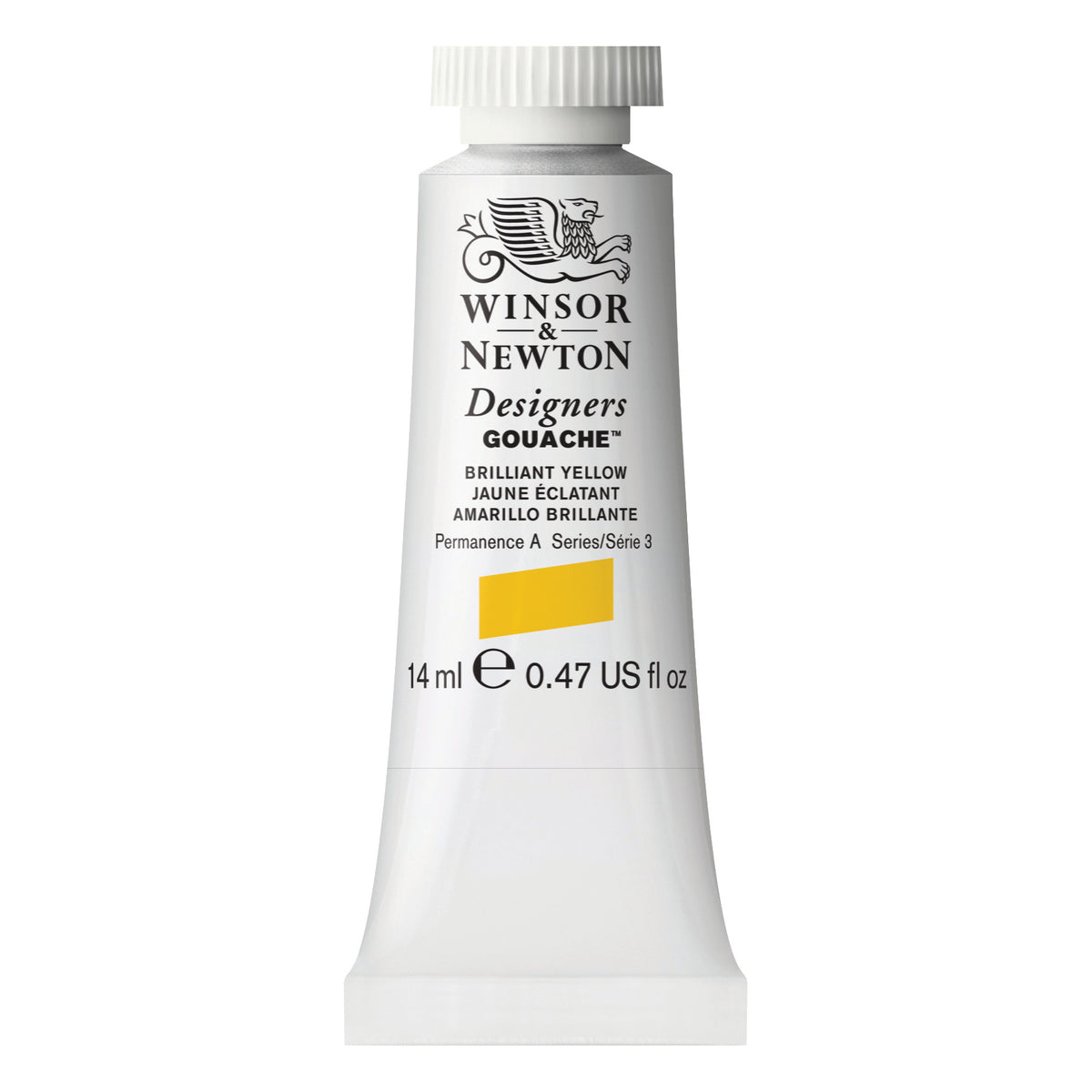 W&amp;N DESIGNERS GOUACHE BRILLIANT YELLOW 14ml
