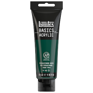 BASICS 4oz TUBE PHTHALOCYANINE GREEN