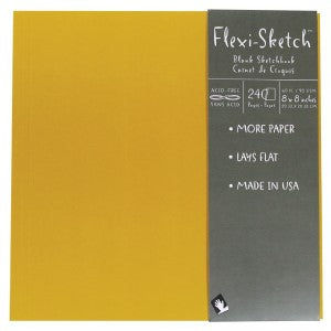 FLEXI-SKETCH BOOK BUTTERNUT 8X8