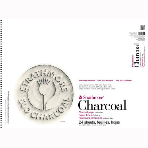 STRATHMORE 500 SERIES CHARCOAL PAD 18X24