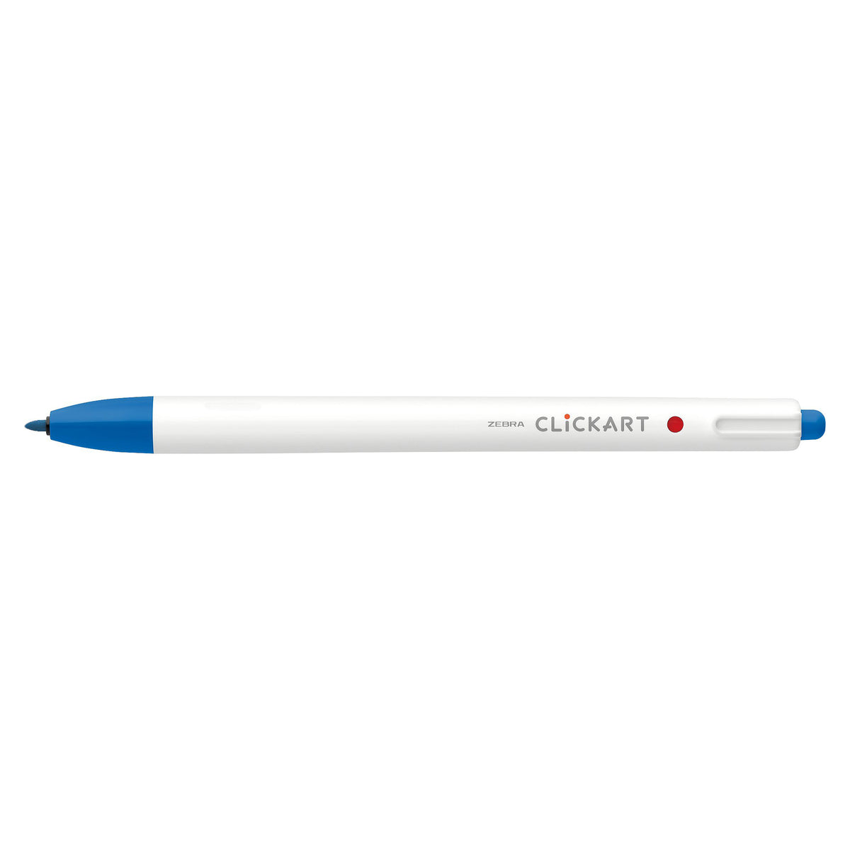 CLICKART RETRACTABLE MARKER PEN 0.6mm PALE BLUE