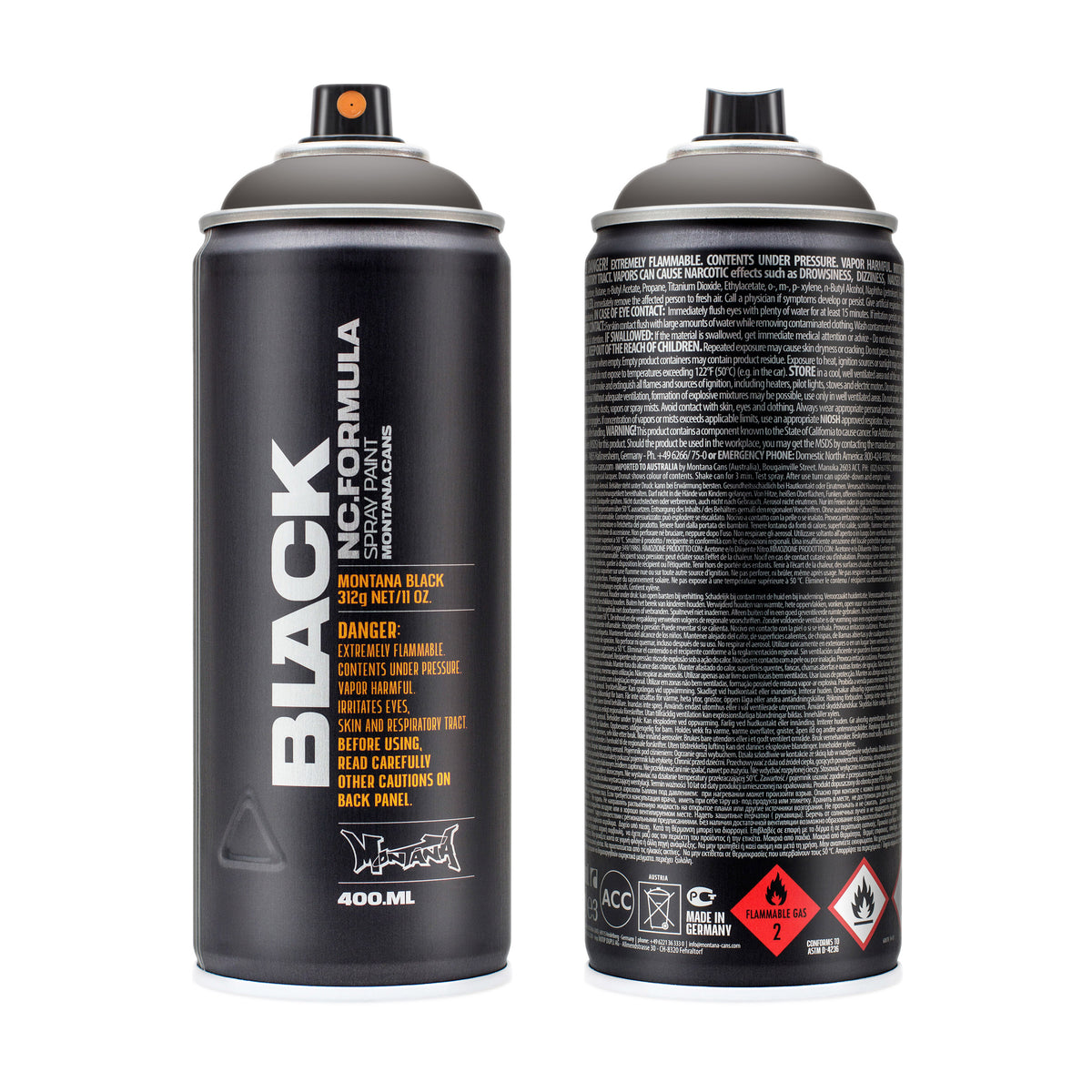 MONTANA BLACK HIGH PRESSURE SPRAY CAN SLATE