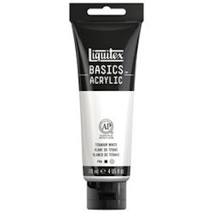 BASICS 4oz TUBE TITANIUM WHITE