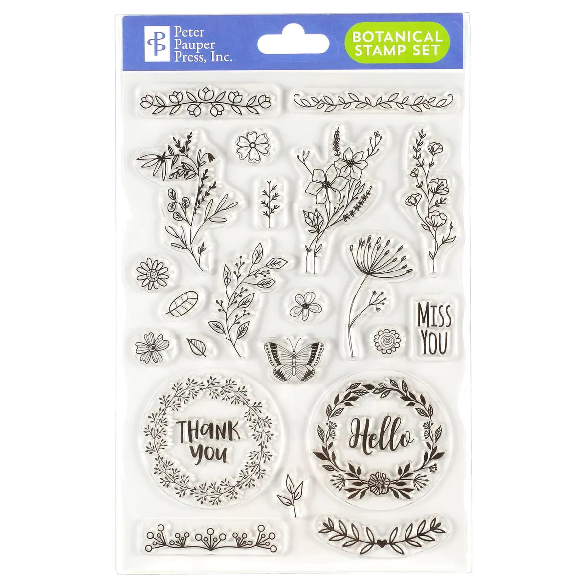 CLEAR STAMP SET - BOTANICALS