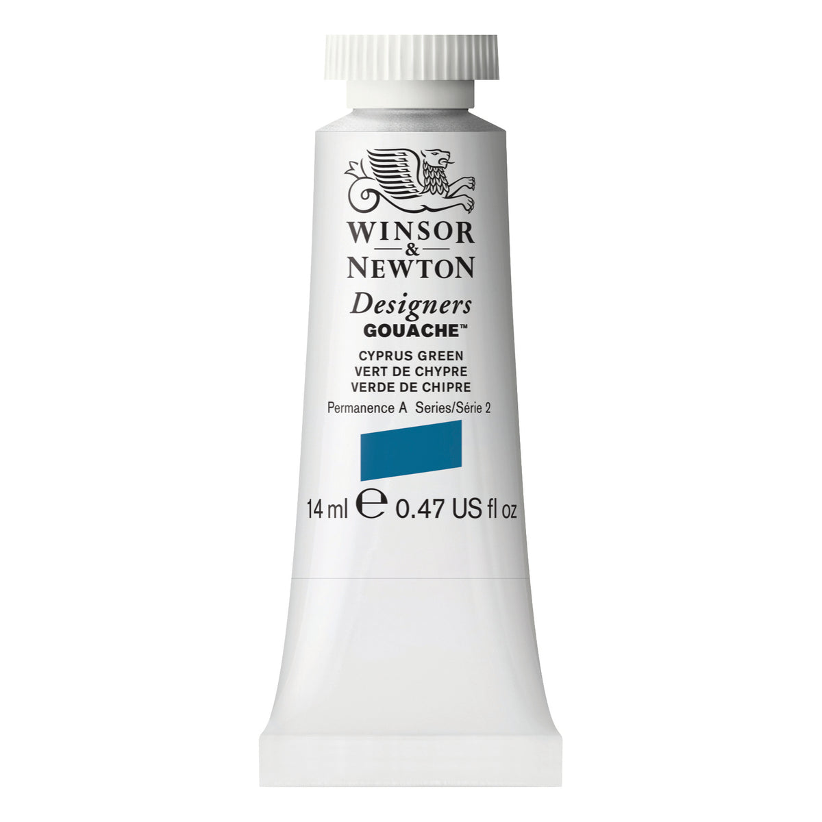 W&amp;N DESIGNERS GOUACHE CYPRUS GREEN 14ml