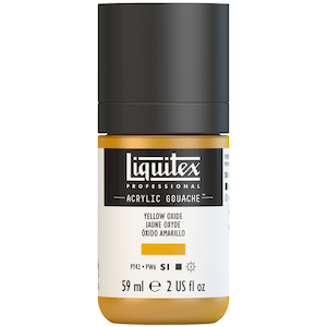 LIQUITEX ACRYLIC GOUACHE 59ml JAR YELLOW OXIDE
