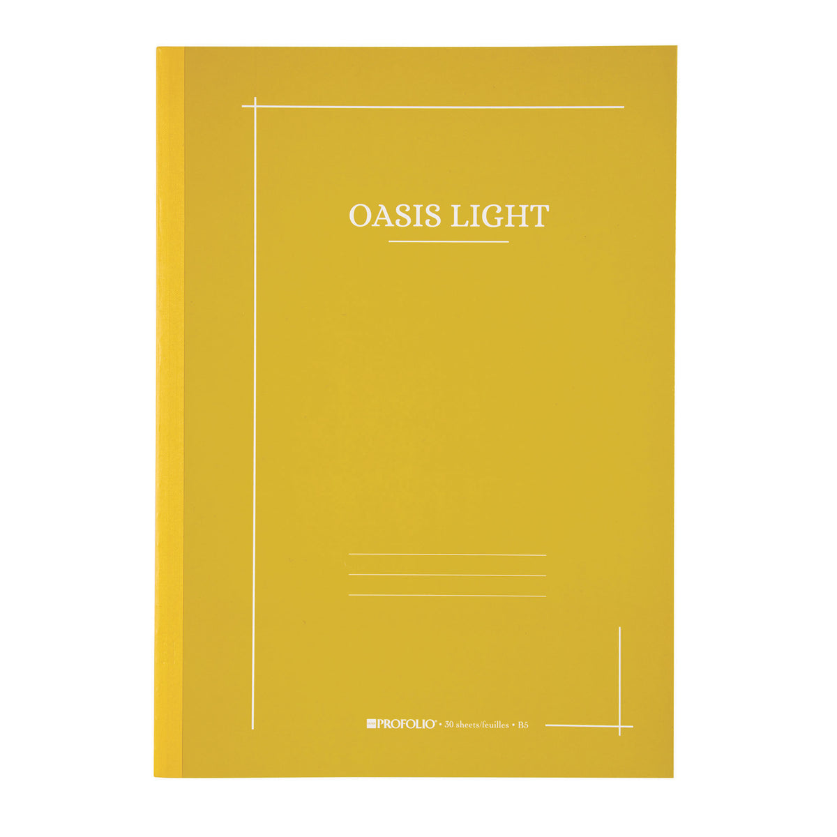 OASIS LIGHT NOTEBOOK B5 MUSTARD