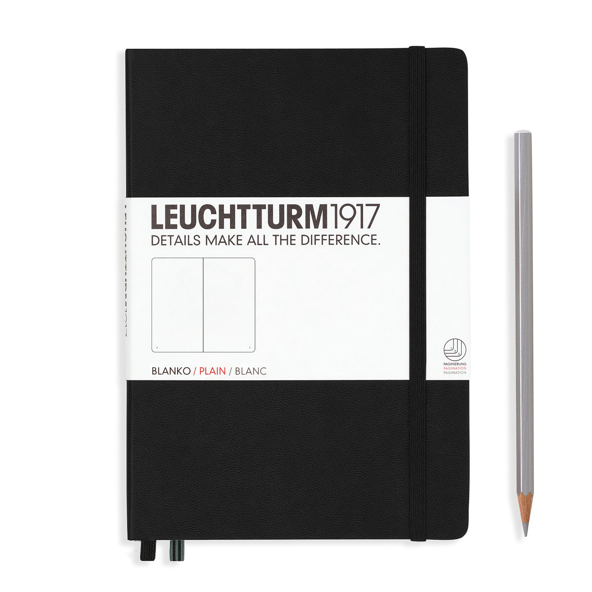 MEDIUM A5 NOTEBOOK PLAIN BLACK