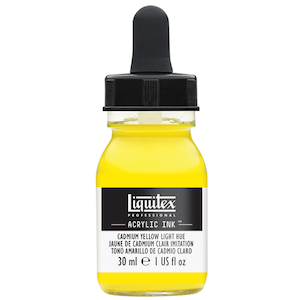 LIQUITEX INK 30ml CADMIUM YELLOW LIGHT HUE