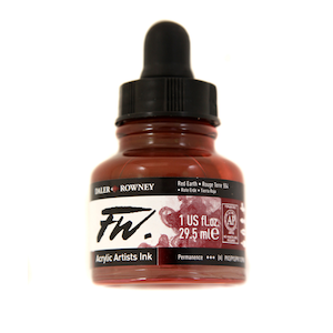 FW INK 1oz RED EARTH