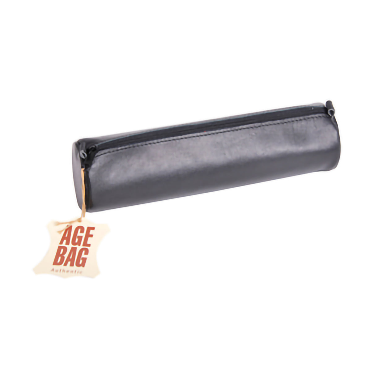 CLAIRE FONTAINE LEATHER PENCIL CASE BLACK