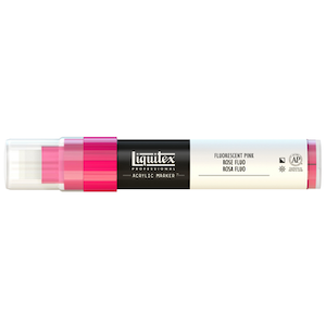 LIQUITEX PAINT MARKER WIDE FLUORESCENT PINK