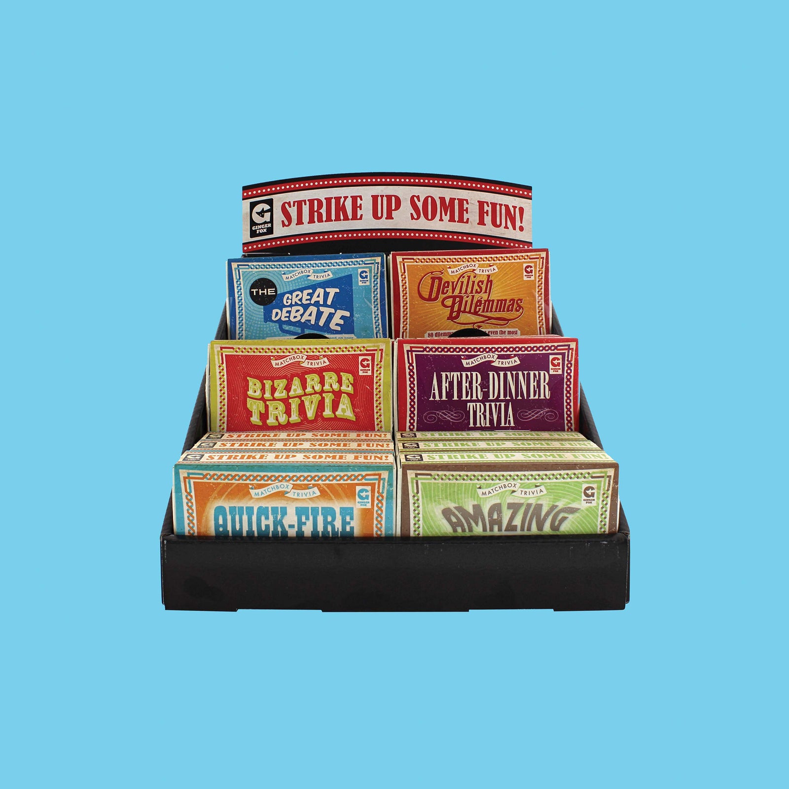 MATCHBOX TRIVIA BIZARRE TRIVIA