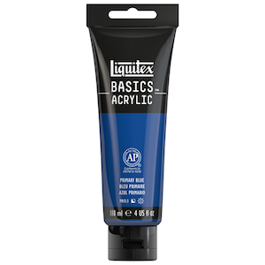 BASICS 4oz TUBE PRIMARY BLUE