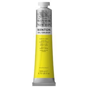 WINTON OIL COLOR 200ml CADMIUM LEMON