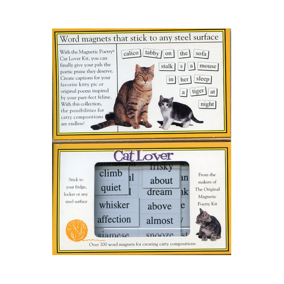 MAGNETIC POETRY CAT LOVER