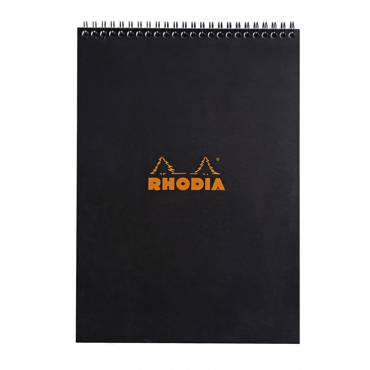 RHODIA BLACK LINED SPIRAL PAD 8x11