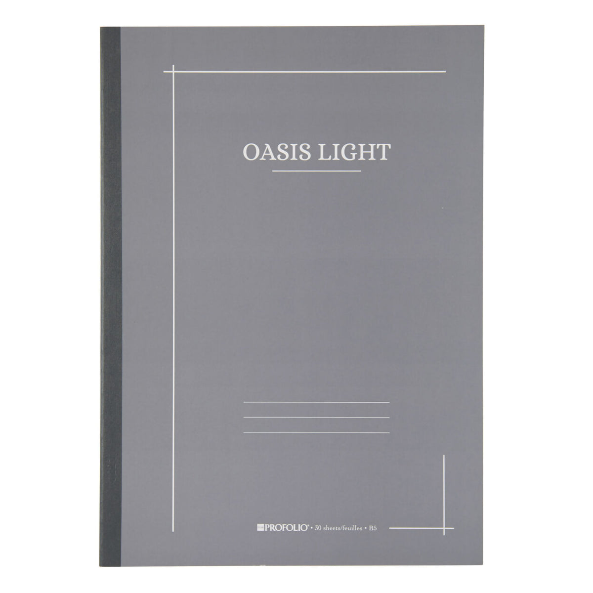 OASIS LIGHT NOTEBOOK B5 THUNDERCLOUD