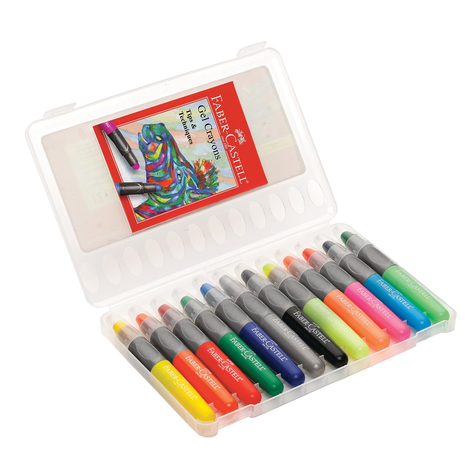FABER CASTELL GEL CRAYONS 12PK