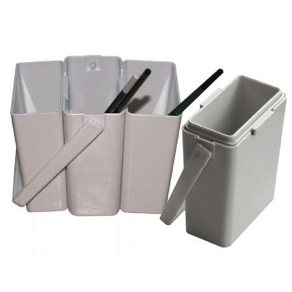 HERITAGE ARTS, DETACHABLE PLASTIC BRUSH WASHER, 3 INCHES X 4.25 INCHES X 3.25 INCHES