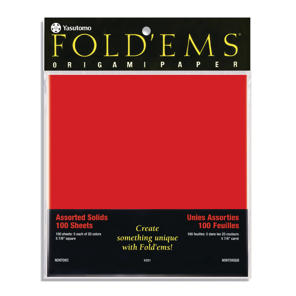 ORIGAMI TRADITIONAL COLORS 100-PACK 5 7/8&quot;