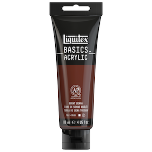 BASICS 4oz TUBE BURNT SIENNA