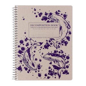 DECOMPOSITION BOOK SPIRAL HUMPBACK WHALES