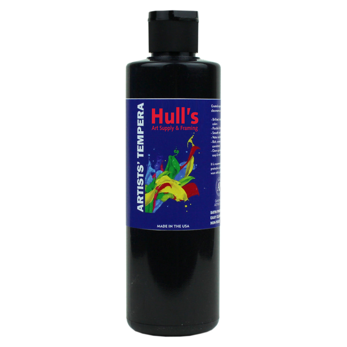 HULLS TEMPERA 8oz BLACK