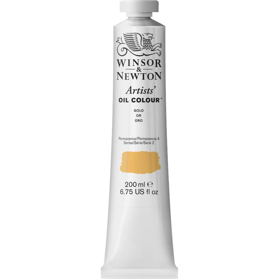 W&amp;N ARTISTS&#39; OIL COLOR GOLD 200ml