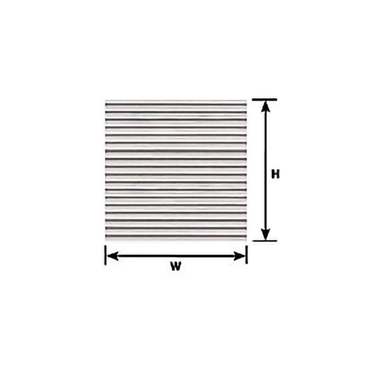 CORRUGATED SIDING 1/8 SCALE