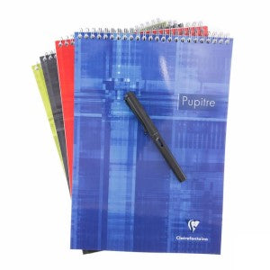 CLAIRE FONTAINE WIRE PAD RULED 5.75x8.25