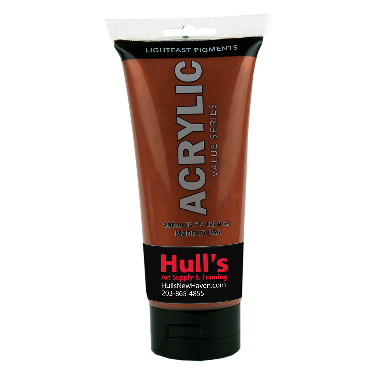 HULLS ACRYLIC 200ml TUBE COPPER
