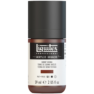 LIQUITEX ACRYLIC GOUACHE 59ml JAR BURNT SIENNA