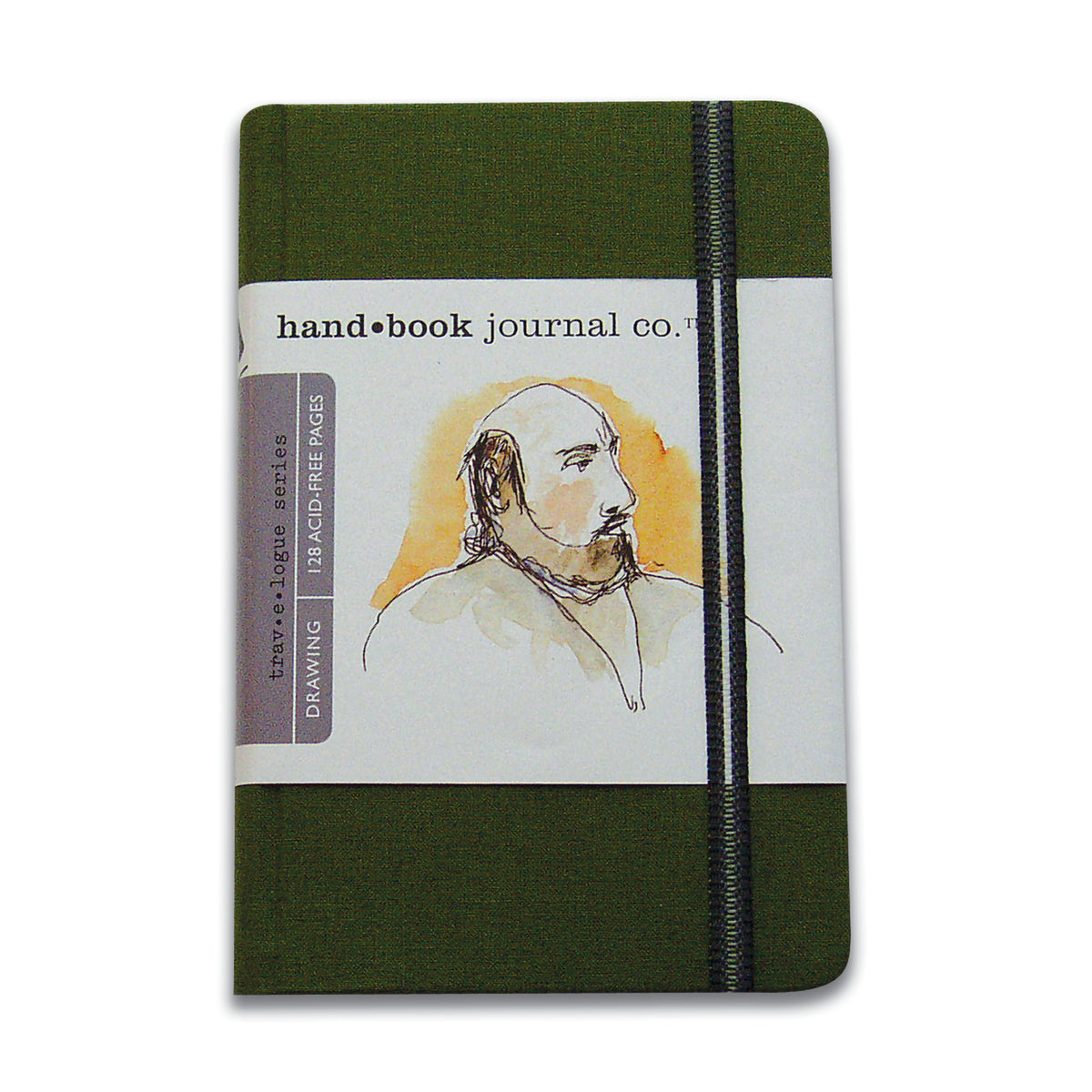 TRAVELOGUE JOURNAL PORTRAIT 5.5X3.5 GREEN