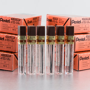 SUPER HI-POLYMER LEAD 0.3mm X-FINE 12PK 4H