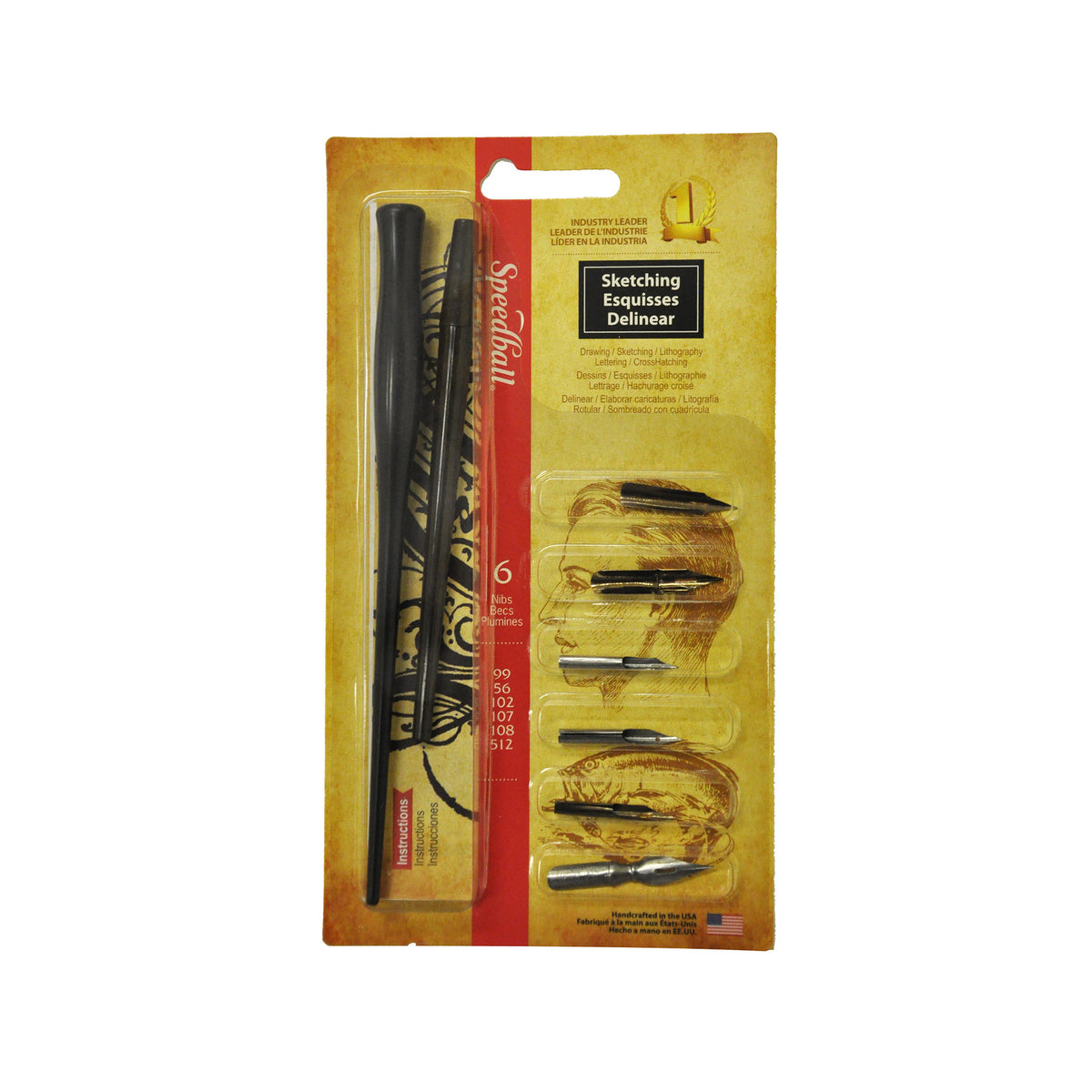 SPEEDBALL SKETCHING PEN SET