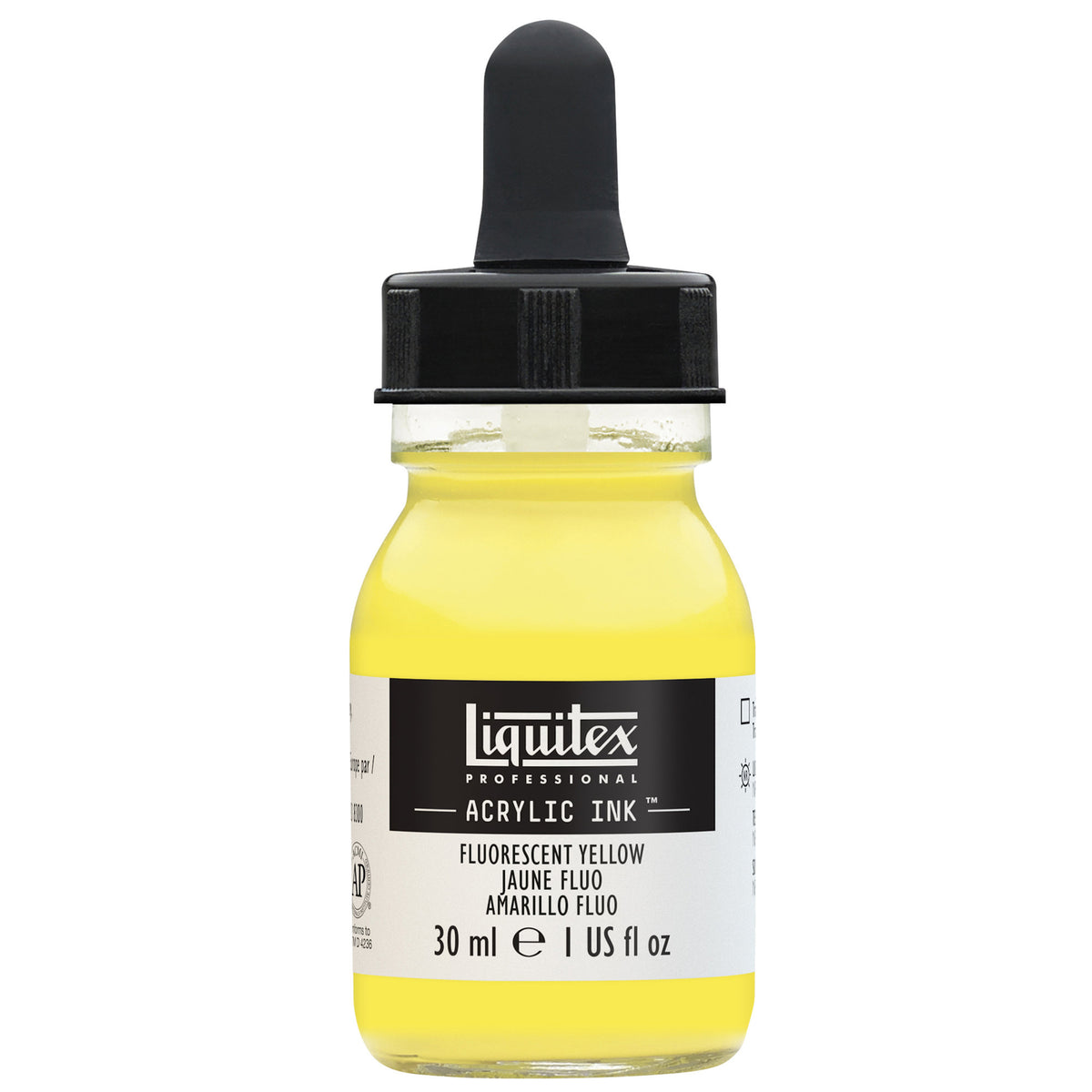 LIQUITEX INK 30ml FLUORESCENT YELLOW