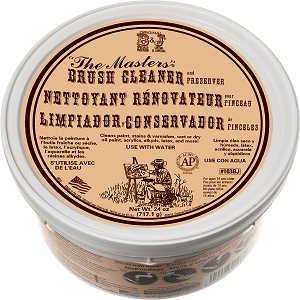 MASTERS BRUSH CLEANER TUB 24oz