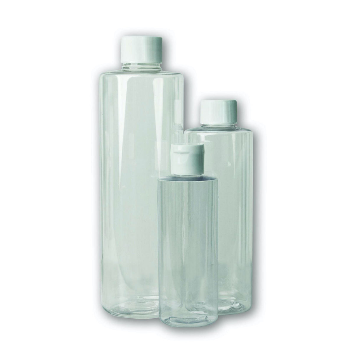 CLEAR PLASTIC BOTTLE 8oz