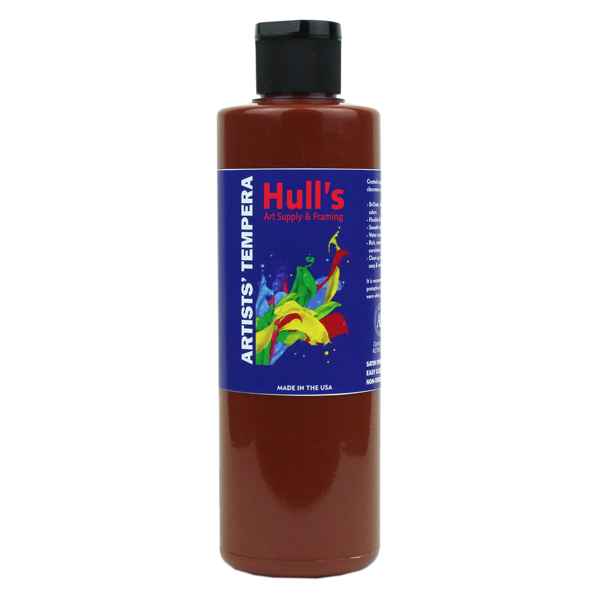 HULLS TEMPERA 8oz BROWN
