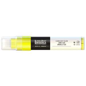 LIQUITEX PAINT MARKER WIDE FLUORESCENT YELLOW