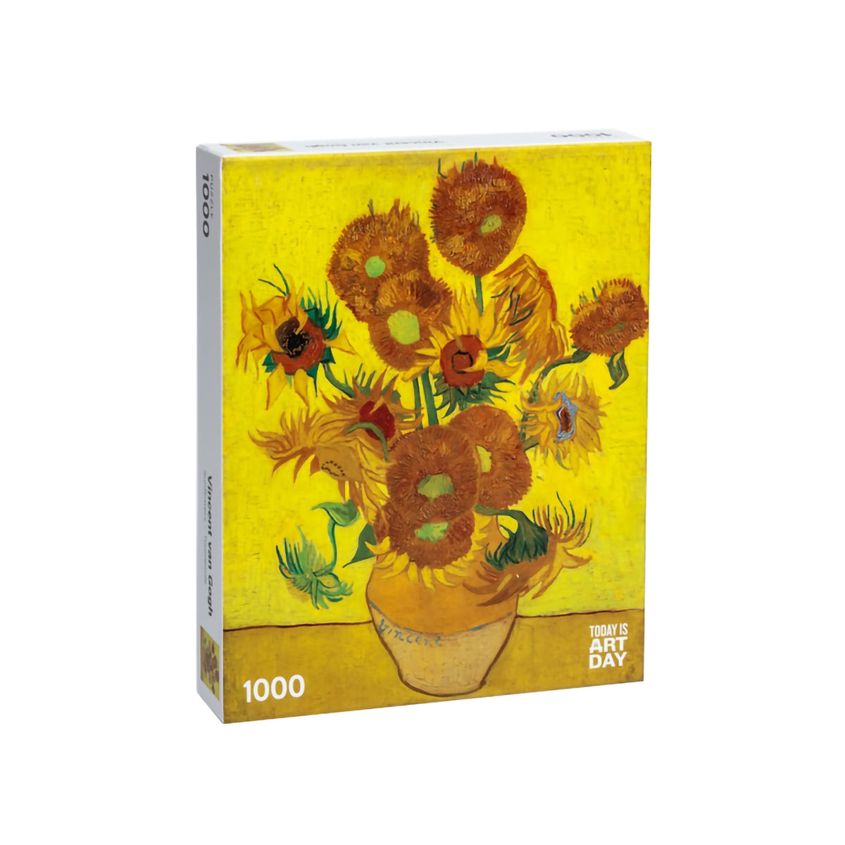1000 PIECE PUZZLE  ART DAY - VAN GOGH, SUNFLOWERS