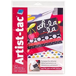 ART-TAC ADHESIVE 8.5&quot;x11&quot; SHEET