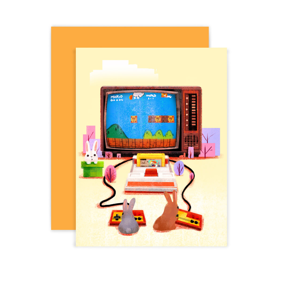 ILLUSTRATION CARD NINTENDO FAMICON