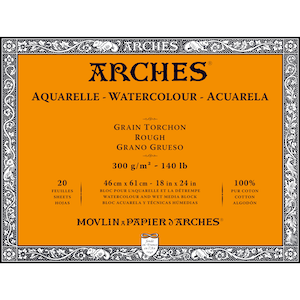 ARCHES BLOCK 140lb ROUGH PRESS 18&#39;&#39;x24&#39;&#39;